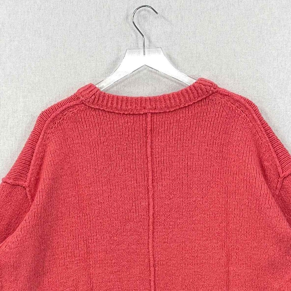 FREE PEOPLE Sweater Womens Small Pink Brookside Tunic Pullover Oversized Slouchy - Picture 6 of 16